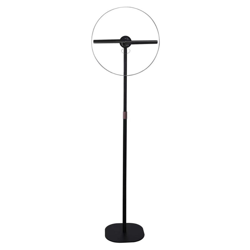 3D hologram fan for trade shows with cover front view full extended