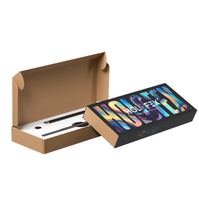 Holographic fan holofex packaging